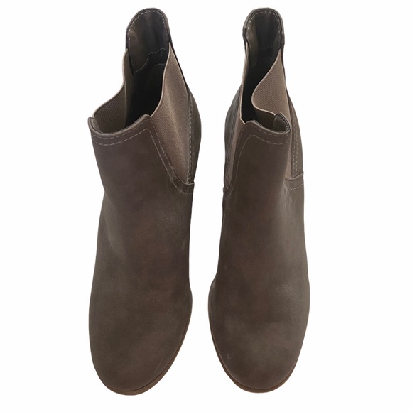 Rampage Mousy Brown Wedge Heel Slip On Ankle Boot Booties Shoe W’s 9 M - Picture 2 of 7